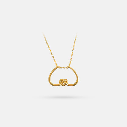 Love Knot Ring Holder Necklace