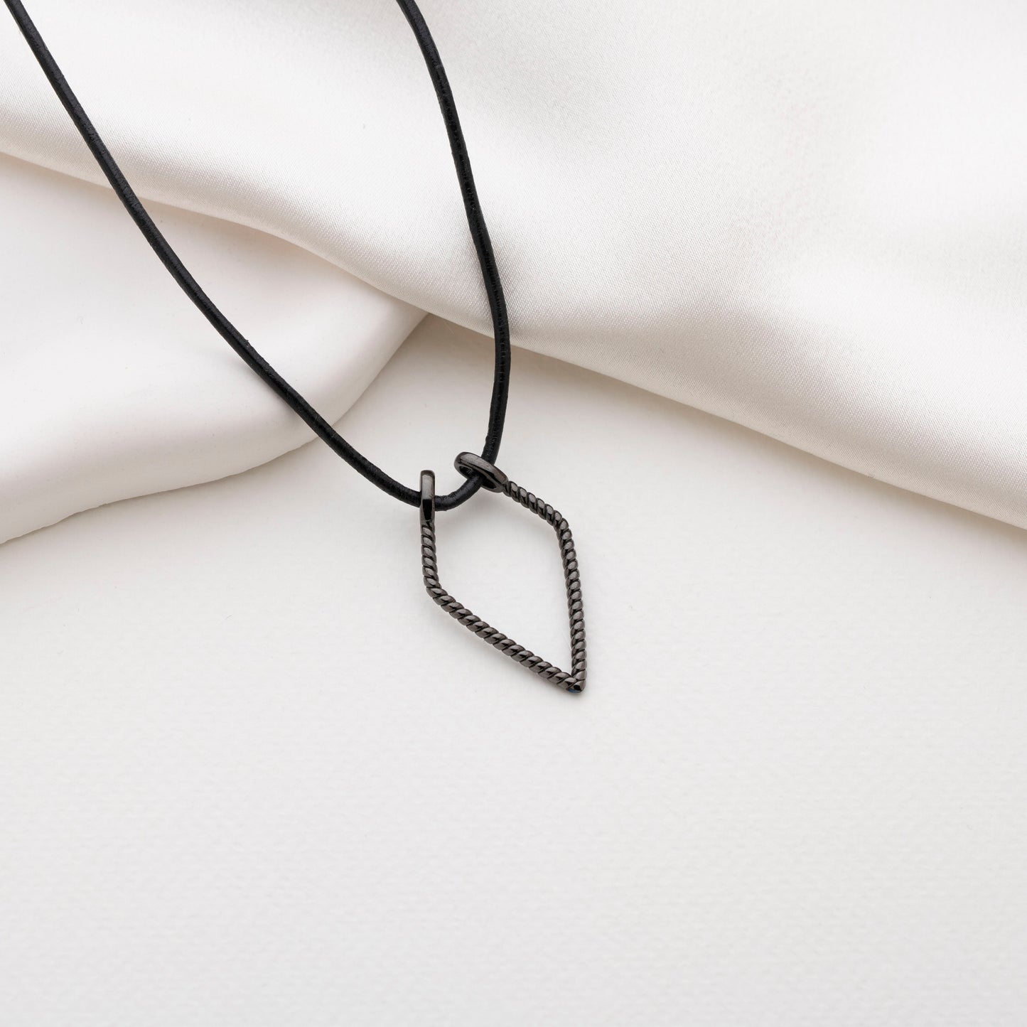 Geometric Ring Holder Necklace