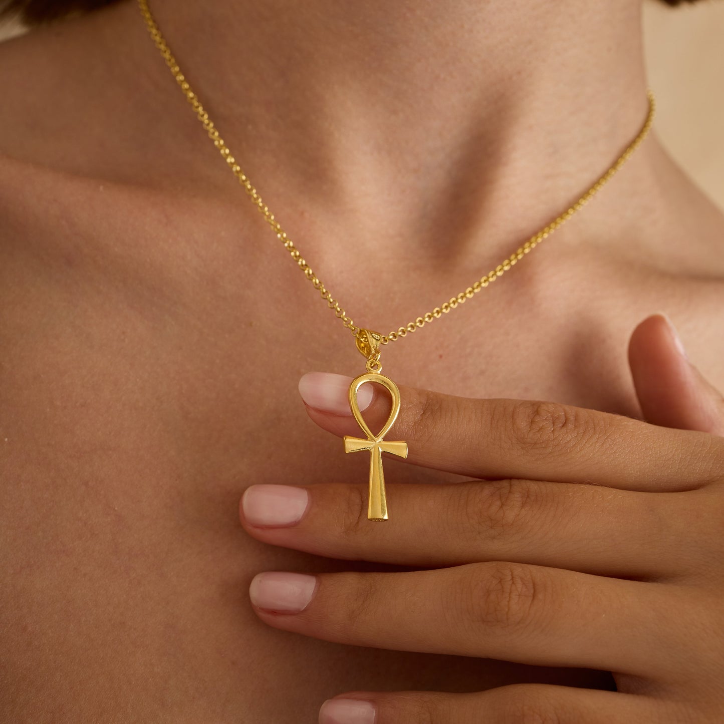 Ankh Necklace 925 Sterling Silver