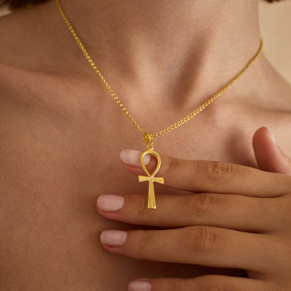 Ankh Necklace 925 Sterling Silver